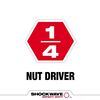 Milwaukee SHOCKWAVE 2-9/16 in. Magnetic Nut Driver 1/4 in., small image number 2