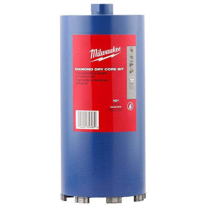 Milwaukee 6 In. Dry Core Masonry Bit