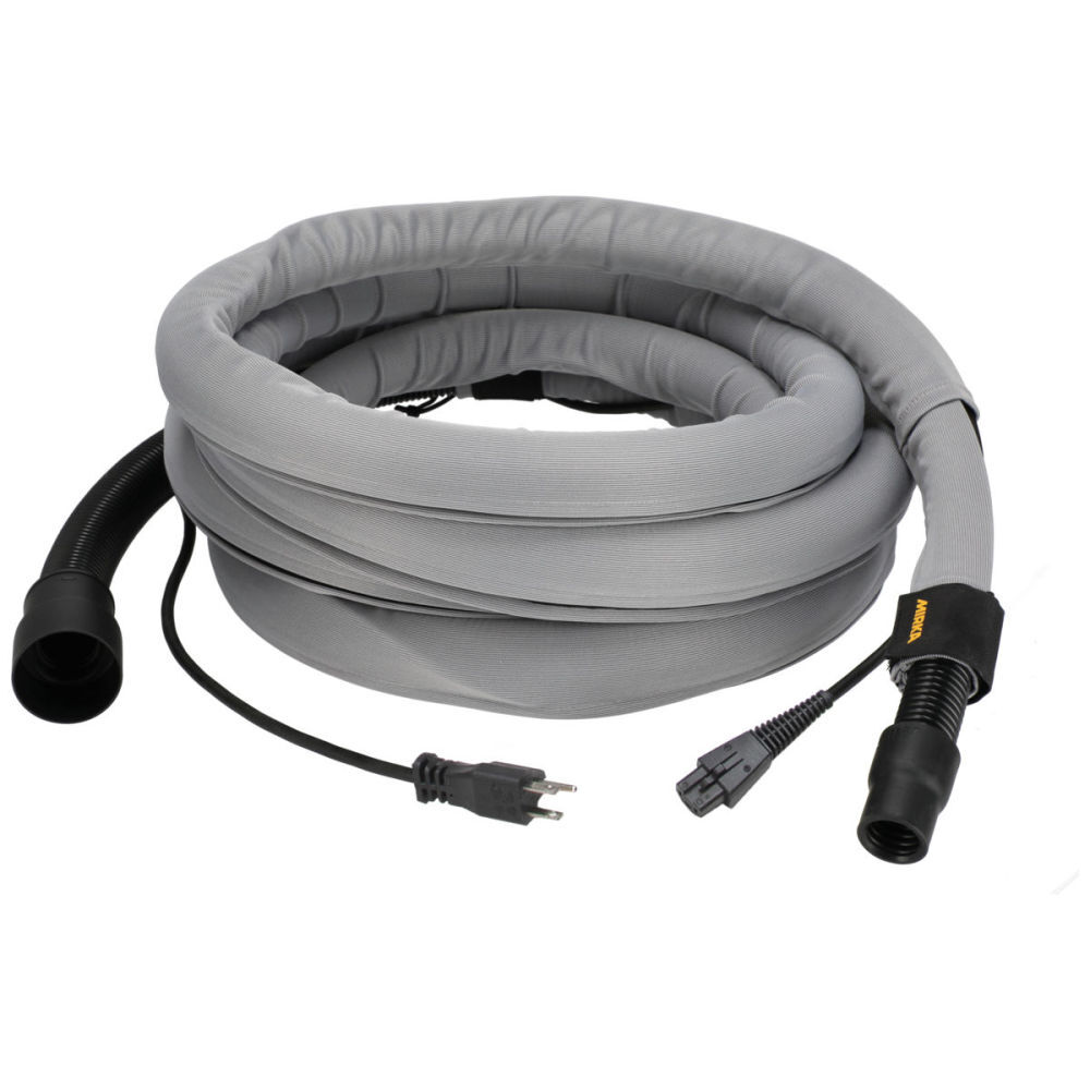 Mirka 19.7 Ft 110V Coaxial Electric Cable/Vacuum Hose with Sleeve, large image number 1