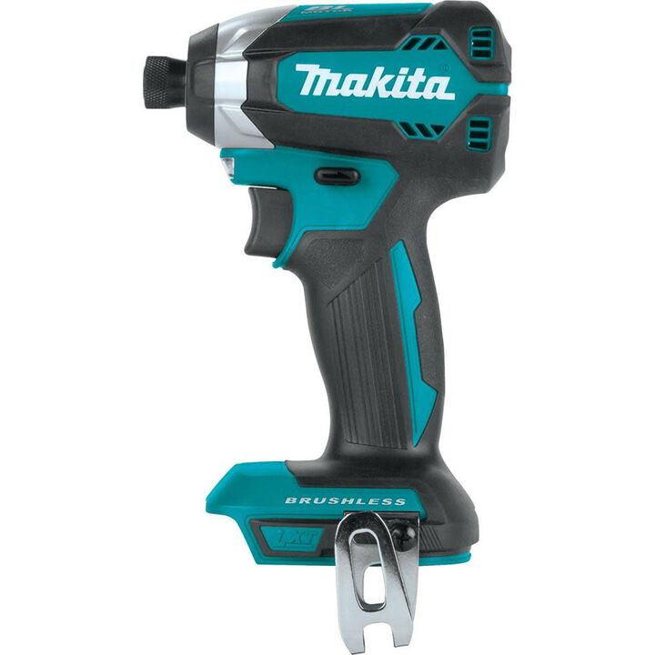 Makita 18V LXT Lithium Ion Brushless Cordless Impact Driver (Tool Only) & ImpactX 100 pc. Driver Bit Set Bundle, large image number 2