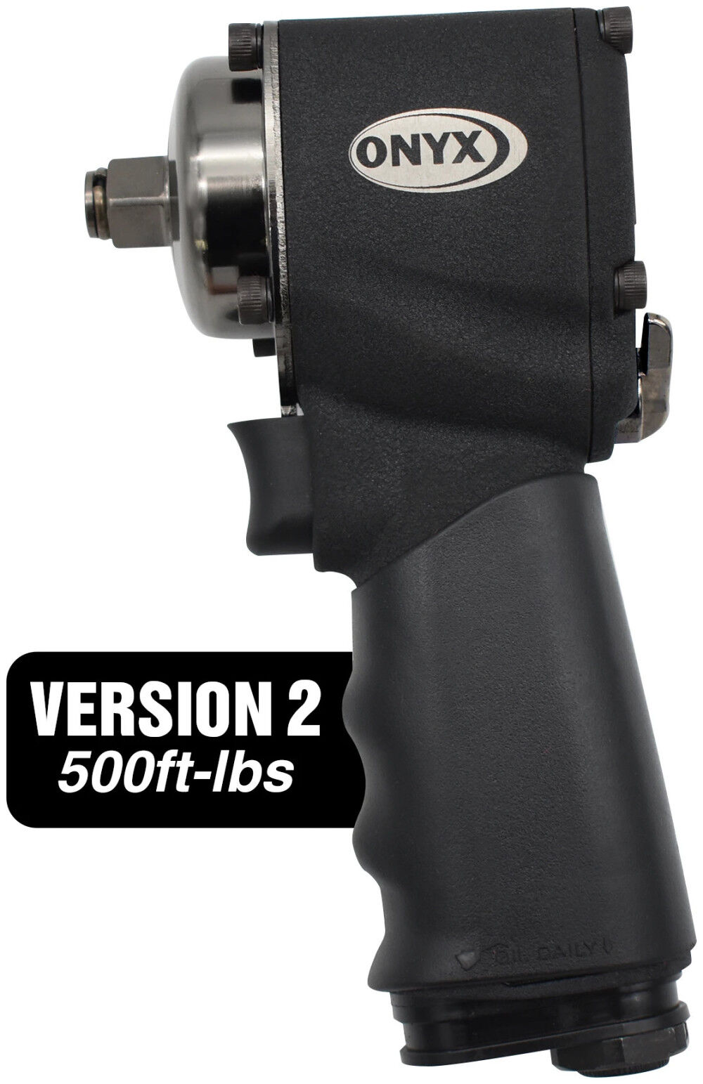 Astro Pneumatic Tools ONYX V2 500 Ft per Lbs 1/2 Inch Nano Air Impact Wrench, large image number 2