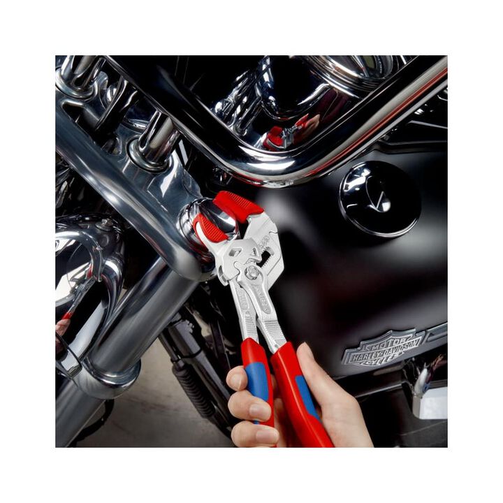 Knipex Pliers Wrench 250mm Chrome Plated Head, large image number 8