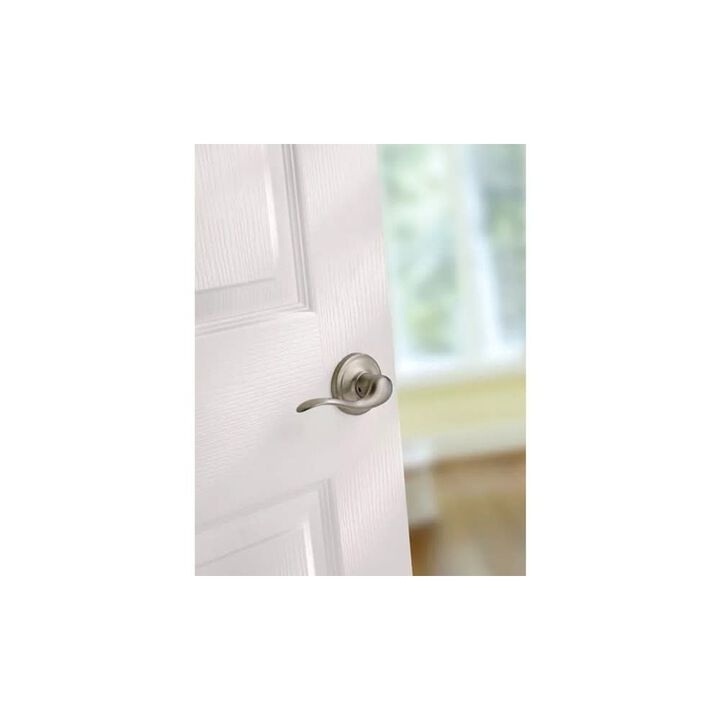 Kwikset Satin Nickel Hall/Closet Tustin Door Lever, large image number 3
