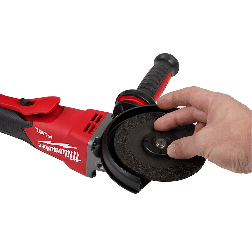 Milwaukee M18 FUEL 5 Inch Flathead Braking Grinder, Paddle Switch No-Lock-Reconditioned (Bare Tool), large image number 16