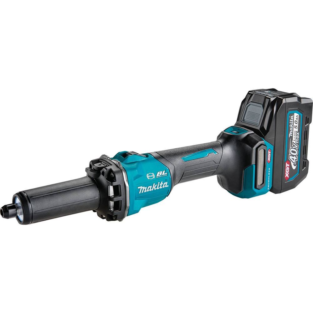 Makita 40V Max XGT Cordless 1/4 Inch Slide Switch Variable Speed Die Grinder with Electric Brake (Bare Tool), large image number 14