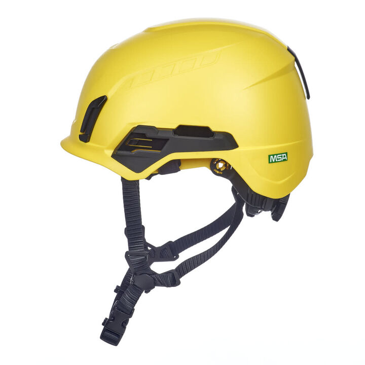 MSA Safety Works V-Gard H2 Non-Vented MIPS Safety Helmet Yellow, large image number 0