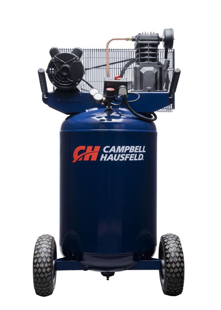 Campbell Hausfeld 30 Gallon Twin VT4800 Pump 135 PSI 120/240V Vertical Portable Air Compressor