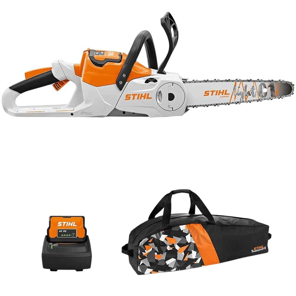 Stihl MSA 60 C-B 12 Inch Chainsaw with Battery & TimberSports Bag Bundle, large image number 1