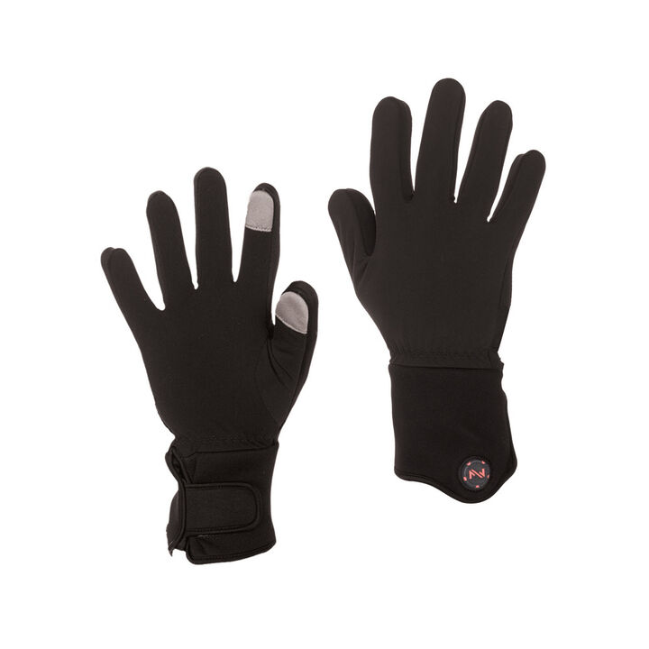 Mobile Warming Heated Gloves Liner Unisex 7.4 Volt Black Large