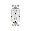 Leviton SmartlockPro GFCI Outlet 20A 125V Duplex White NEMA 5-20R, small image number 2