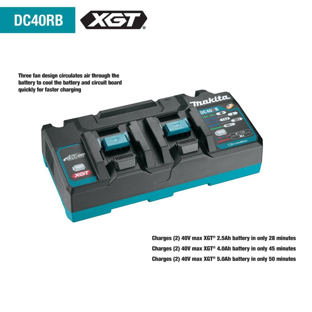 Makita 40V max XGT 4 Gallon Wet/Dry Dust Extractor/Vacuum Kit, large image number 24