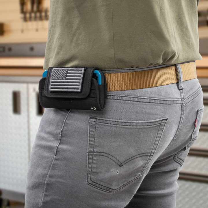 Nite Ize Clip Case Horizontal Universal Phone Holster XL USA Patch, large image number 5