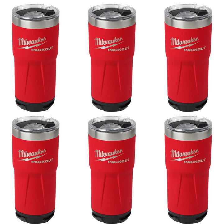 Milwaukee PACKOUT Tumbler 20oz Bundle 6pk, swatch