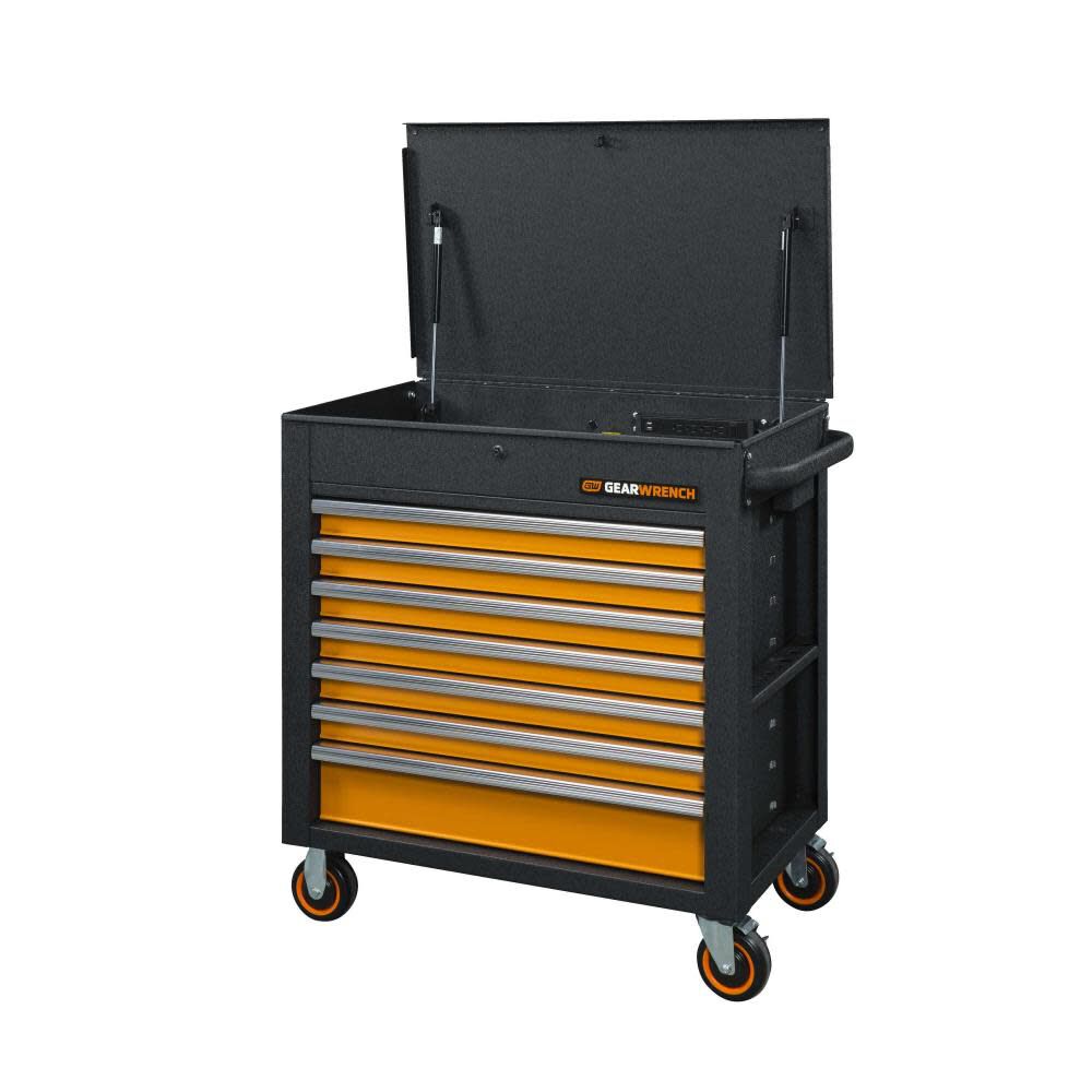GEARWRENCH GSX Series Rolling Tool Cart Tilt Top 35in 7 Drawer, large image number 1