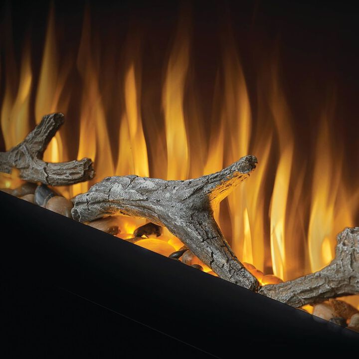 Napoleon Driftwood Log Kit with Rocks for Entice 72 Inch Electric Fireplace, large image number 4