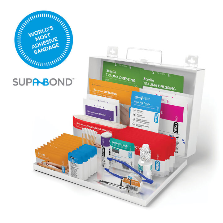 Aero Healthcare SUREFILL 25 Series All Purpose First Aid Kit - Metal Case, large image number 1