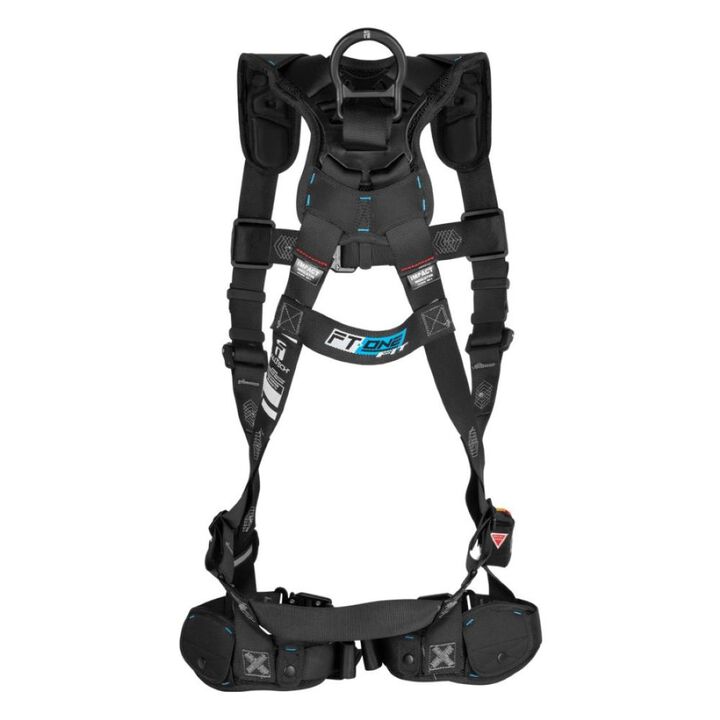Falltech 1D Womens Full Body Harness with QC Chest Buckle Large