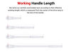 Tekton 1/4, 3/8, 1/2 Inch Flex Head Non-QR Stubby Ratchet Set, 3 Pieces, small image number 5