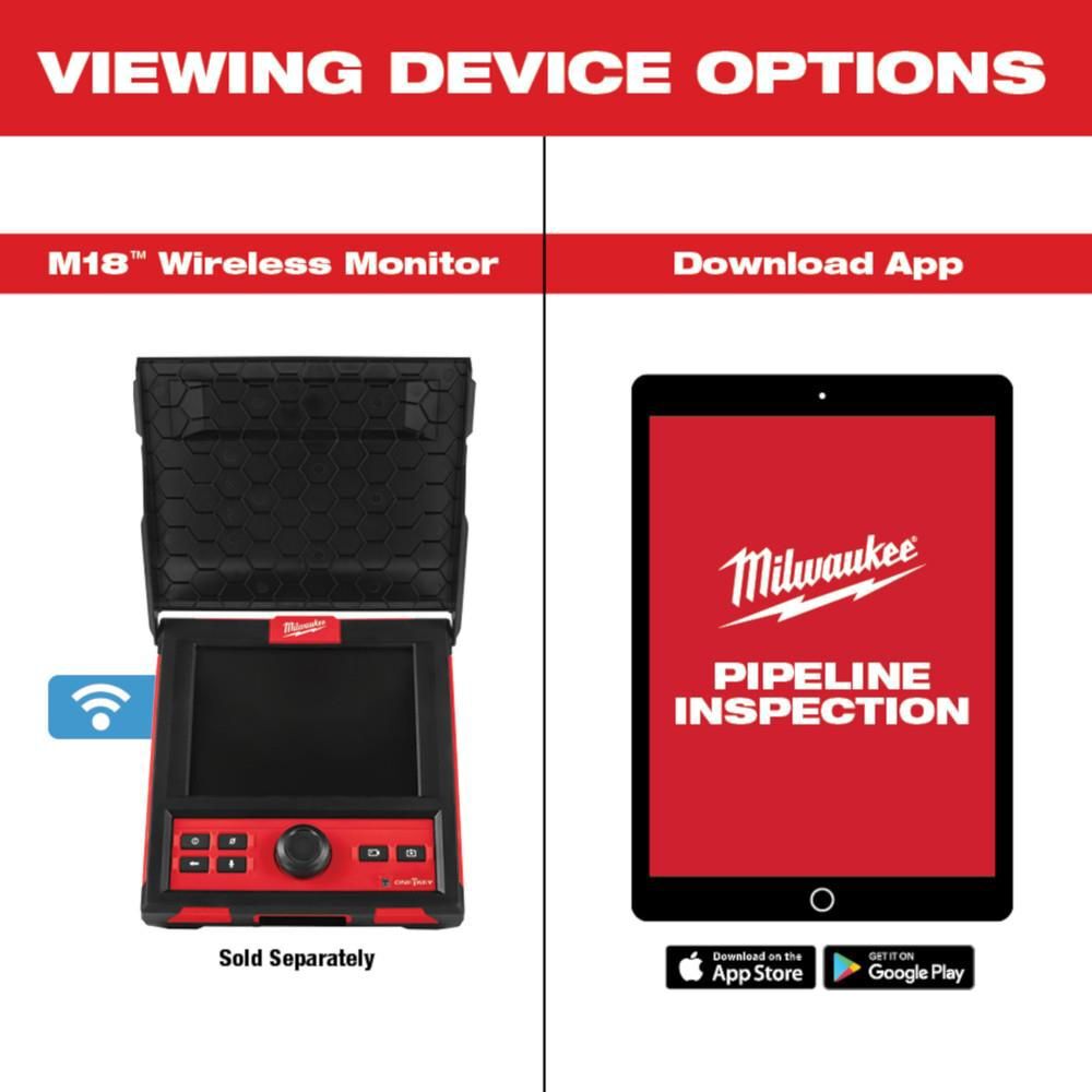 Milwaukee 200 Ft. Stiff Modular Pipeline Inspection Reel, large image number 11