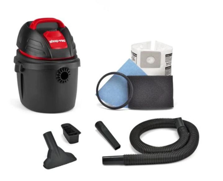 Shop Vac Wet/Dry Vacuum 2.5 Gallon 2.5HP Peak 60 CFM Portable