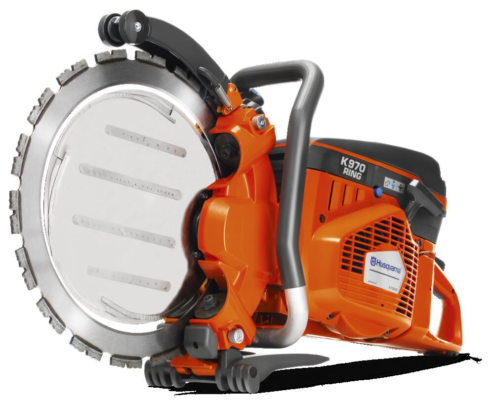 Husqvarna Construction K 970 Ring 6.5 HP 17 Inch Gas Power Cutter Body Only, large image number 4