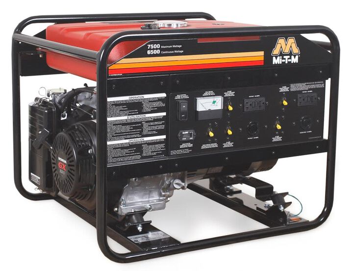 Mi T M 7,500 Watt Gas Powered 49-State Portable Generator, large image number 0