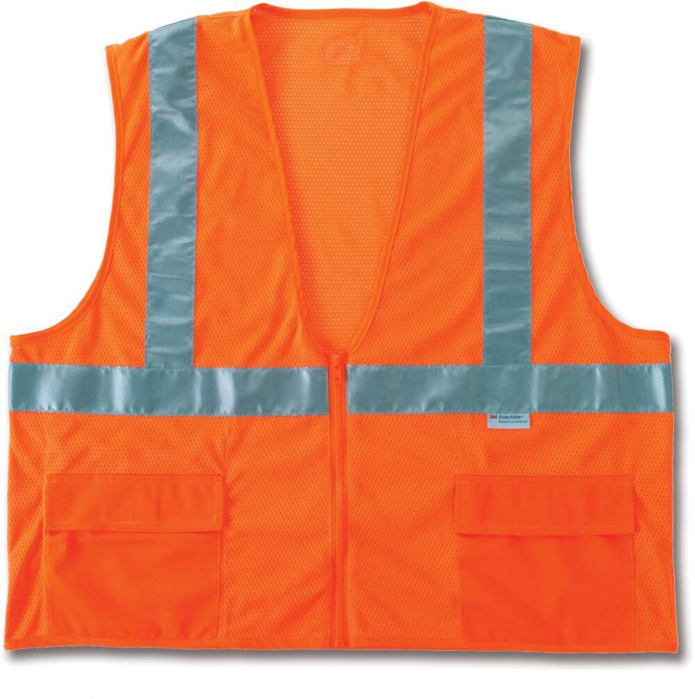 Ergodyne GloWear 8220Z Orange Class 2 Standard Vest - 2X/3X, large image number 1