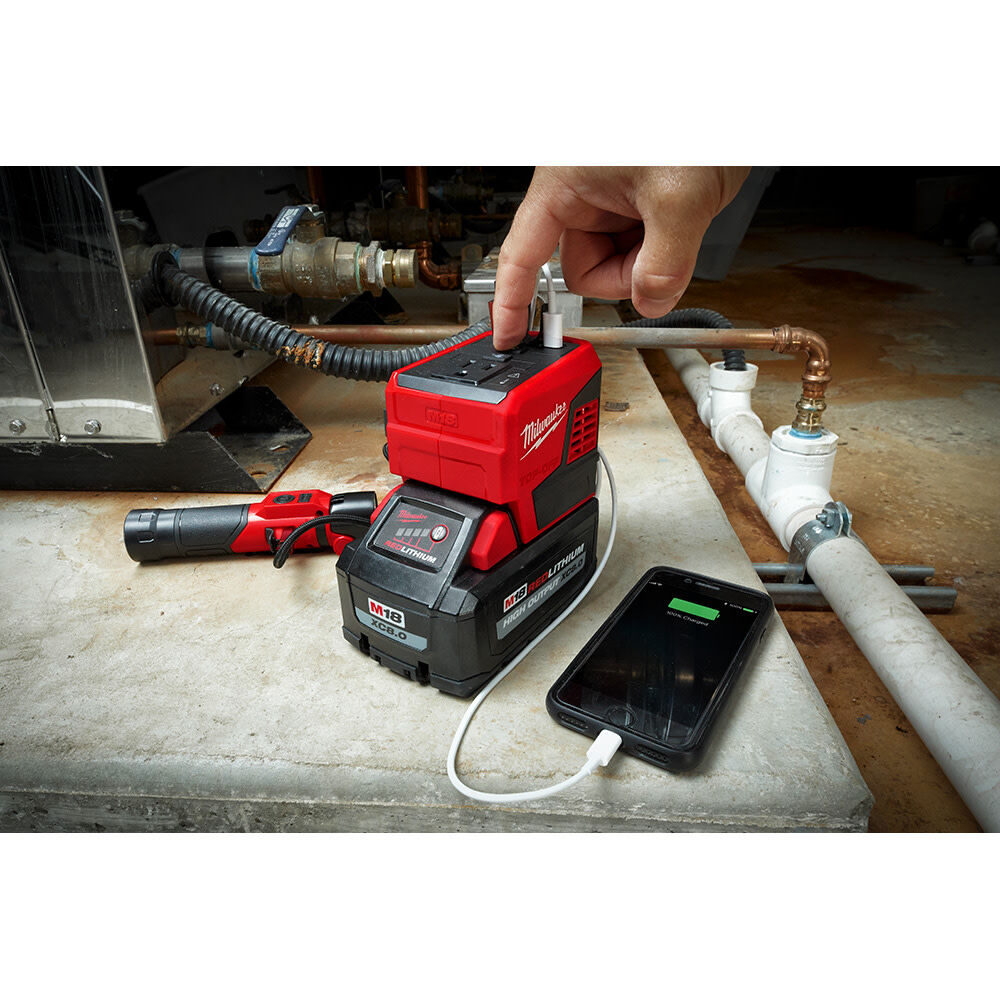 Milwaukee M18 TOP-OFF 175W Portable Power Supply Inverter, large image number 22
