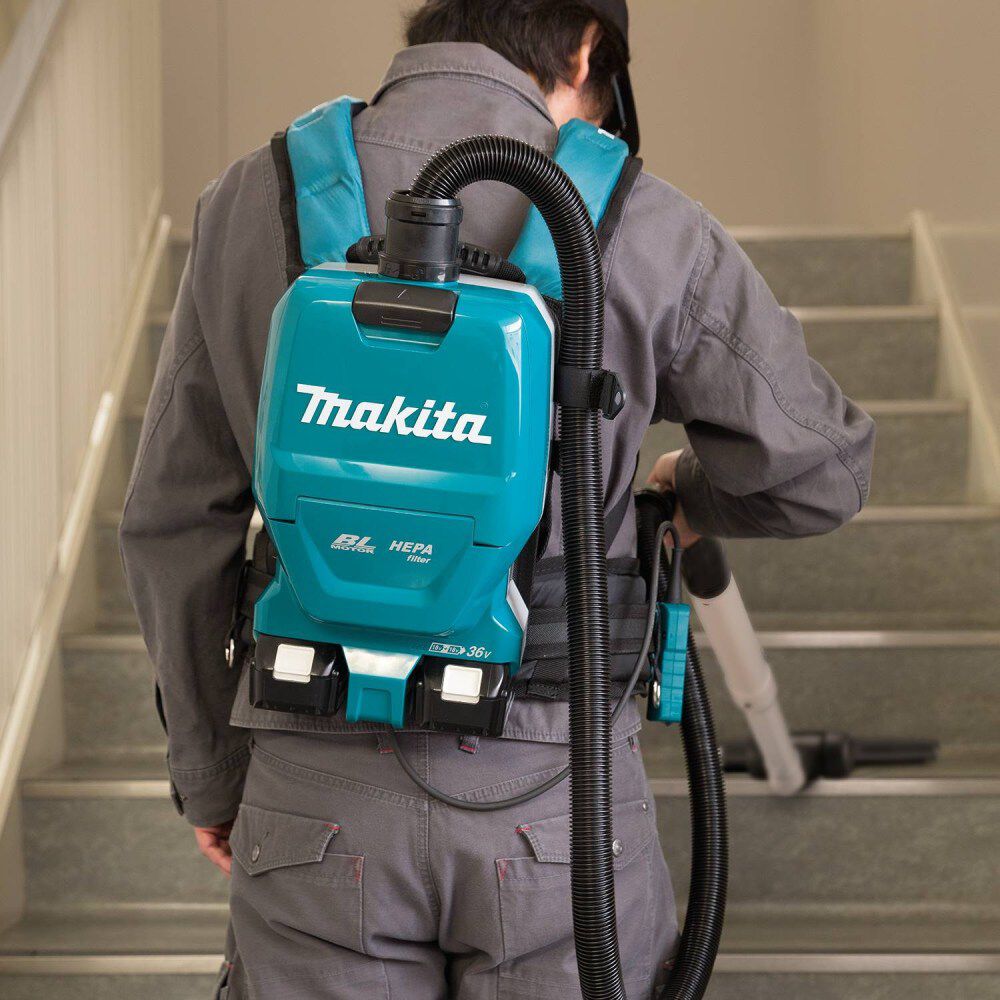 Makita 18V X2 (36V) LXT 1/2 Gallon HEPA Backpack Dry Vacuum Kit, large image number 3