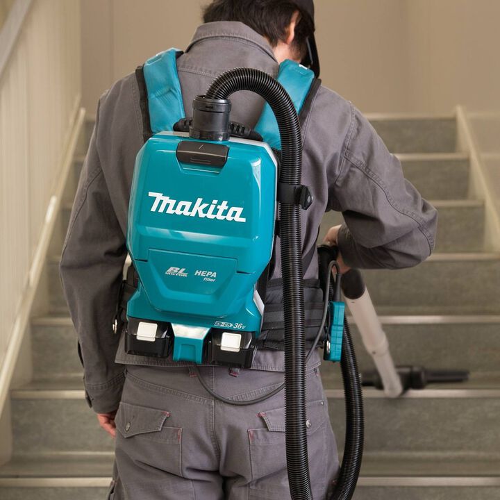 Makita 18V X2 (36V) LXT 1/2 Gallon HEPA Backpack Dry Vacuum Kit, large image number 2