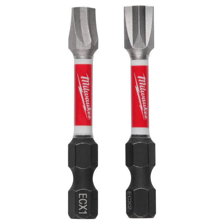 Milwaukee SHOCKWAVE 2-Piece 2 in. Impact ECX Combo Kit