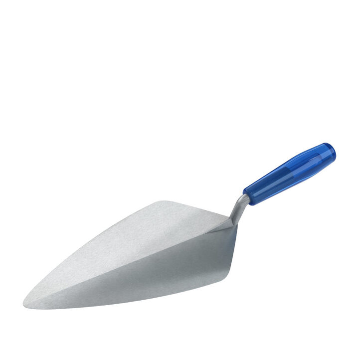 Bon Tool Brick Trowel Narrow London Forged 12 Inch with Plastic Handle