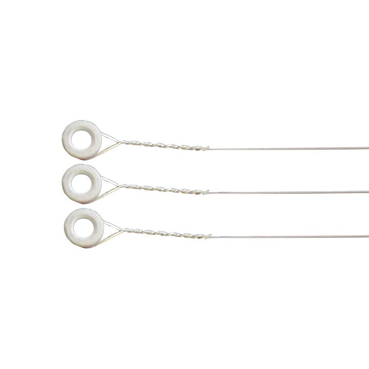 Easy Wood Tools 9 Inch 0.02 Gauge White Replaceable Wire - 3 Pack