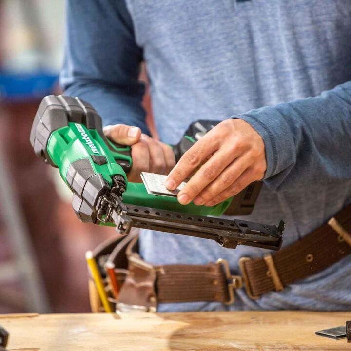 Metabo HPT 18V MultiVolt Brushless 18-Gauge 1/4 Inch Narrow Crown Stapler (Bare Tool), large image number 10