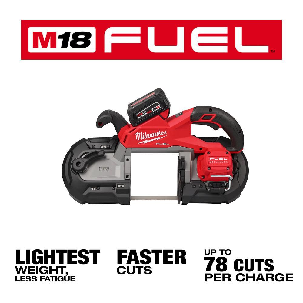 Milwaukee M18 FUEL Deep Cut Band Saw Kit, large image number 4