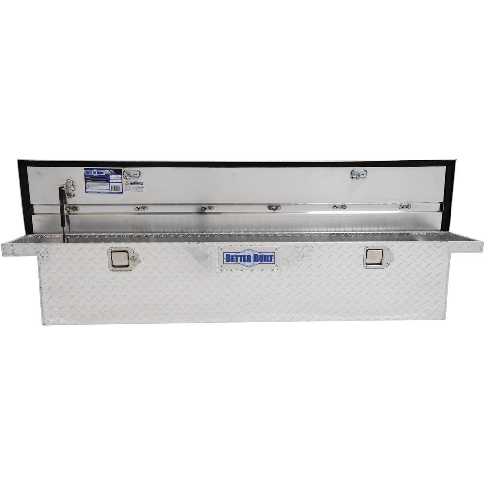 Better Built 69in Saddle Truck Box Low-Profile Classic Brite Aluminum, large image number 3