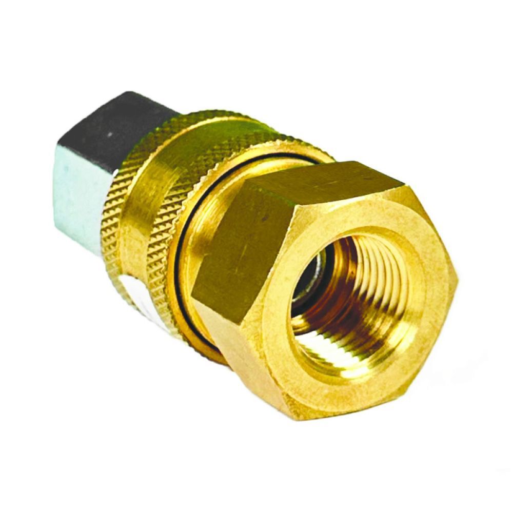BluBird BluShield 3/8 Inch Plug x 3/8 Inch MNPT Pressure Washer Adapter, large image number 3