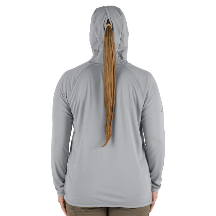 Milwaukee Women's WORKSKIN Hooded Shirt - Gray M, large image number 9