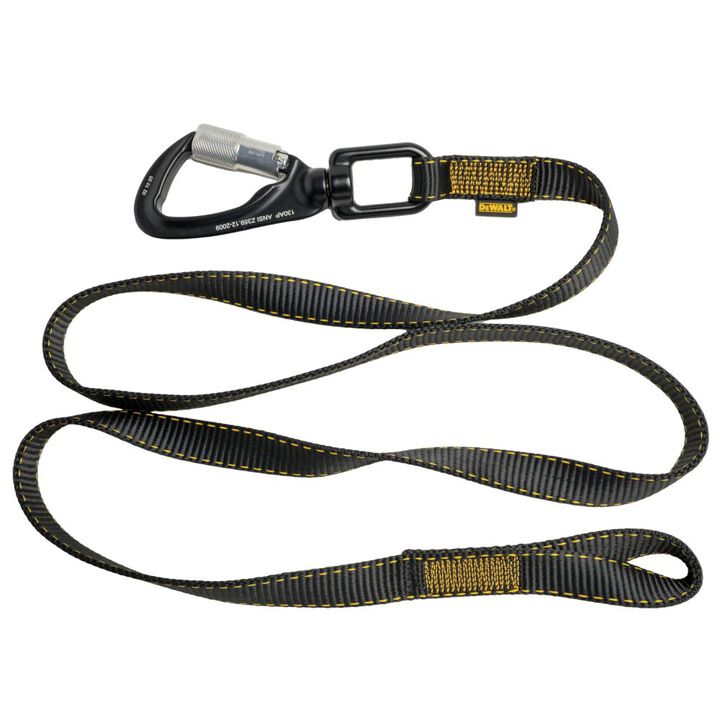 DEWALT 80 Lbs 70 in Polyester & Aluminum Single Leg Tool Lanyard