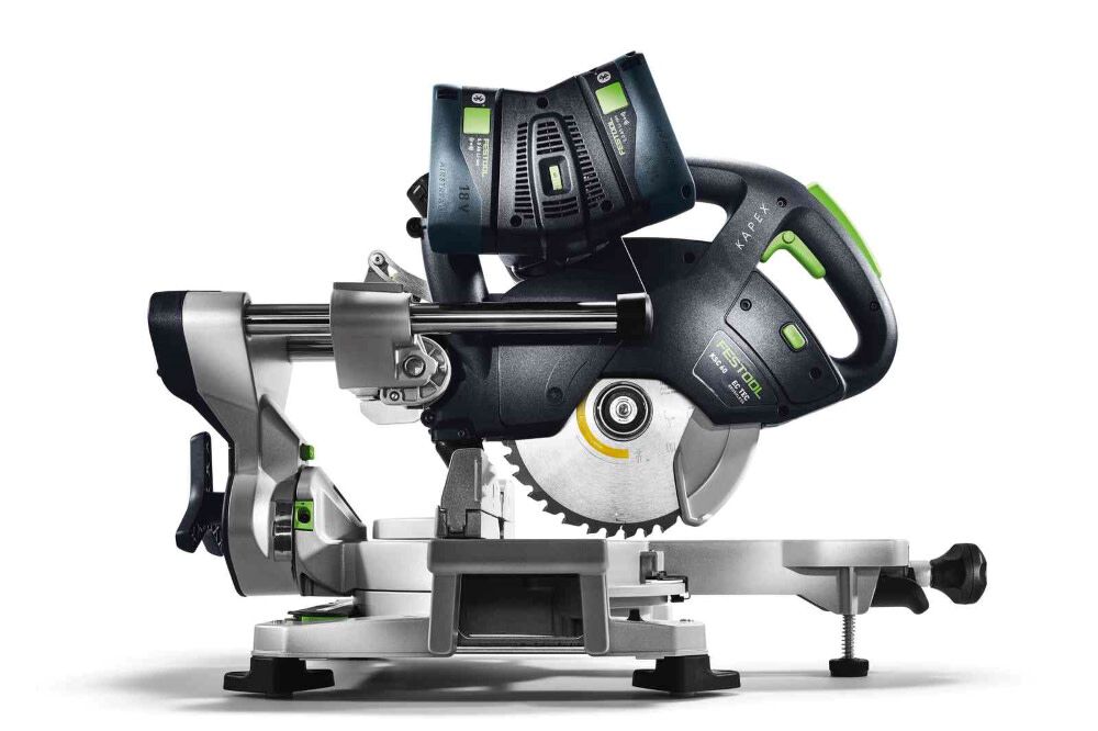 Festool KSC 60 EB 5,0 I-Plus KAPEX Sliding Compound Miter Saw Cordless Kit & Kapex Underframe, large image number 6