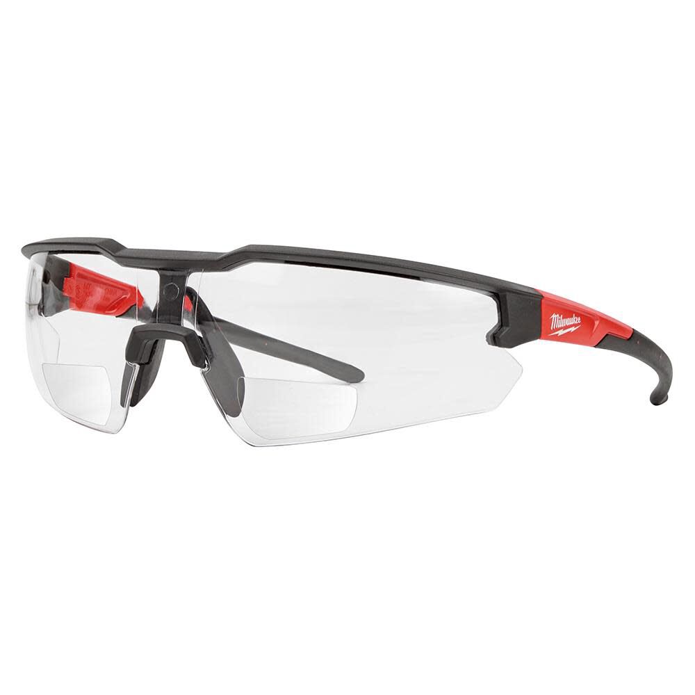 Milwaukee Safety Glasses - +1.50 Magnified Clear Anti-Scratch Lenses, large image number 9