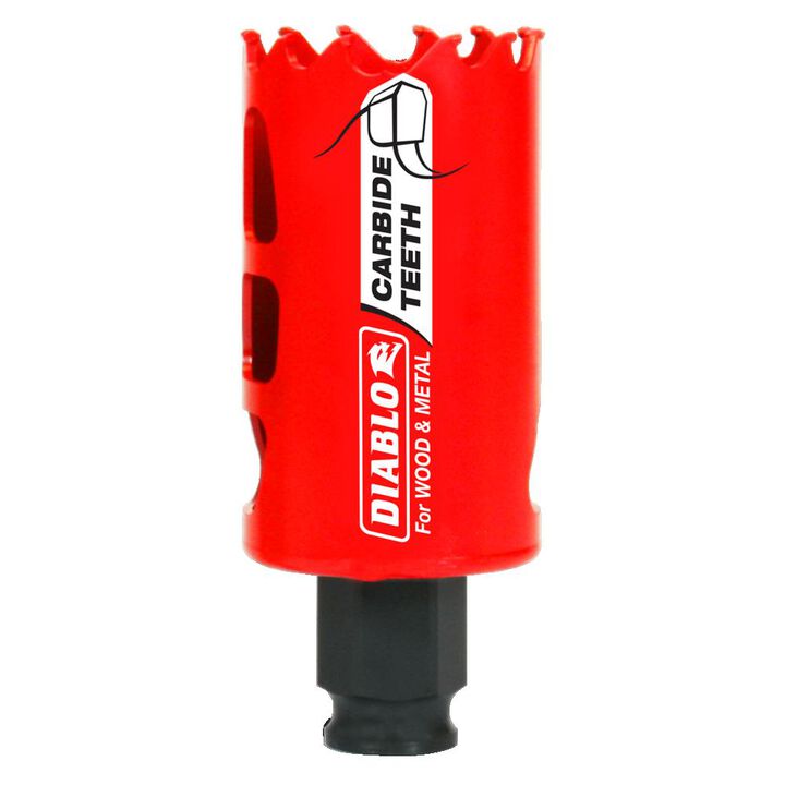 Diablo Tools 1-1/2in (38mm) Carbide-Tip Wood & Metal Holesaw