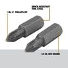 DEWALT #1 Phillips Insert Bit Tip, small image number 2