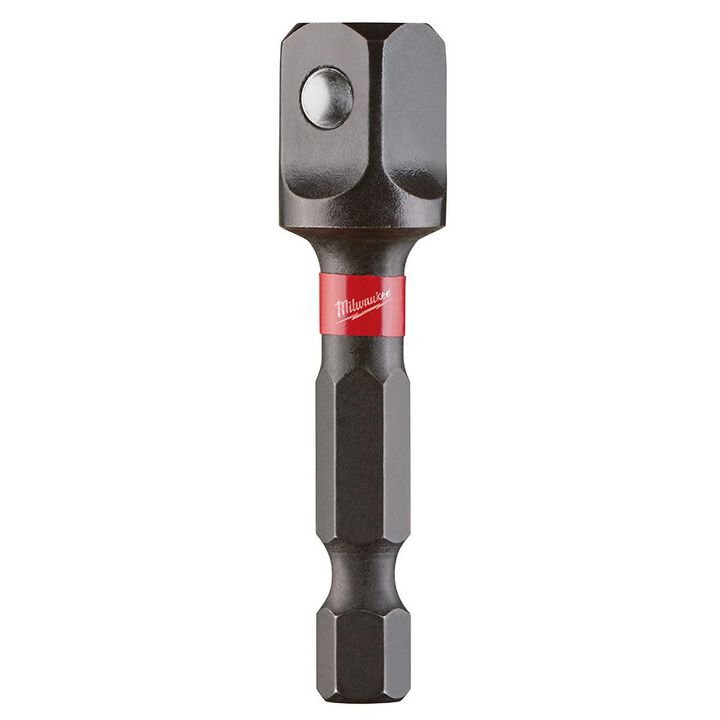 Milwaukee SHOCKWAVE 1/4 in. Hex to 3/8 in. Square Socket Adapter