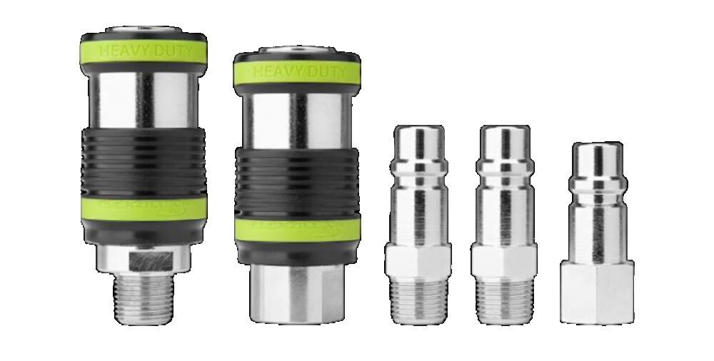 Flexzilla Pro Heavy Duty Safety Coupler and Plug Kit 1/2in NPT 5-Piece, large image number 1