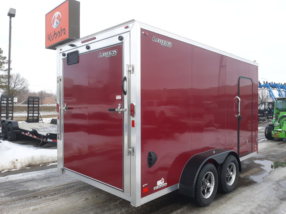 Legend Premium Trailers 7'x17' Flat Top Series Aluminum V-Nose, large image number 10
