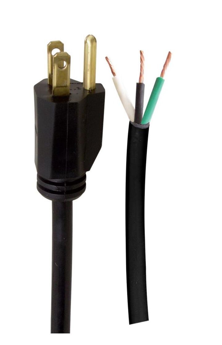 Voltec 9 Ft. 18/3 SJ Black Extension Cord
