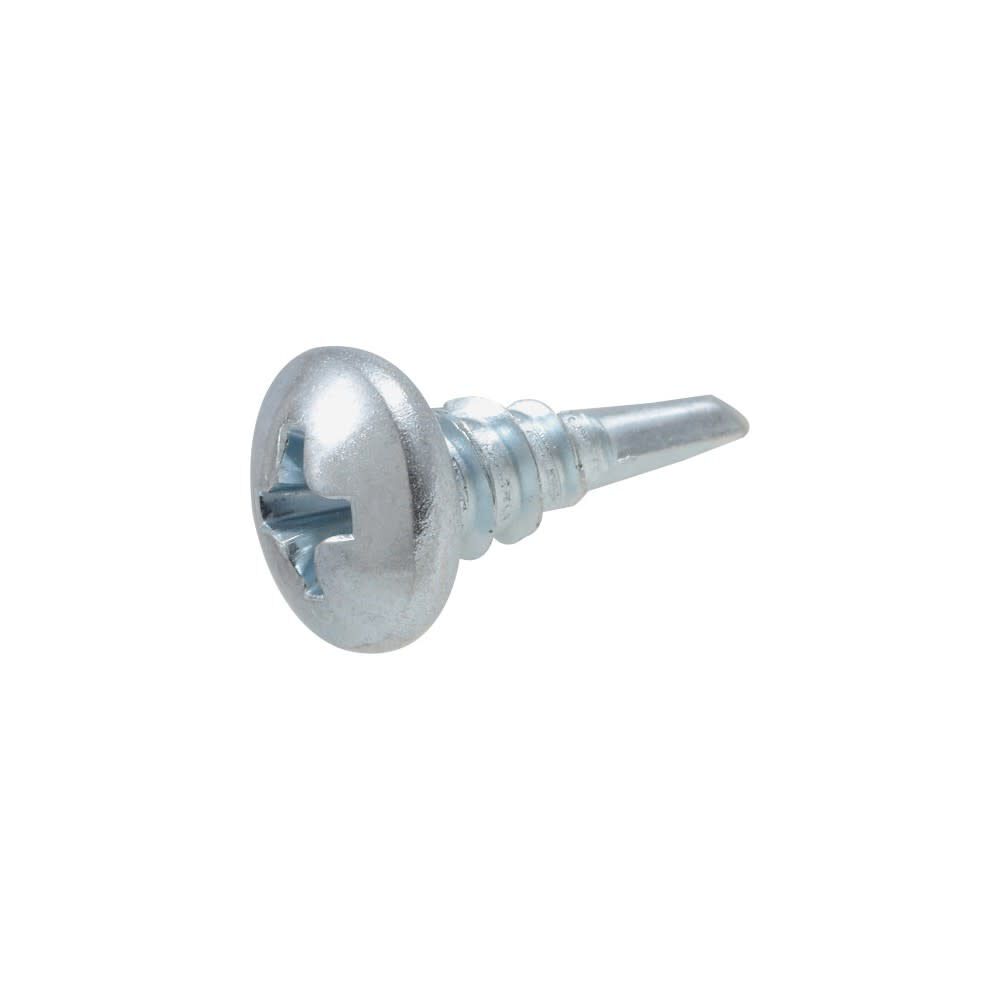 Hillman #10-16 x 1/2in Zinc Pan Phillips Self Drilling Screw 100pk, large image number 1