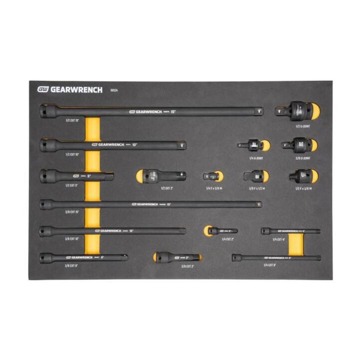 GEARWRENCH 247 Piece MEGAMOD Mechanics Tool Set in Modular Foam Trays With Storage Unit, large image number 4