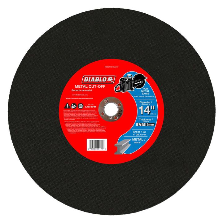 Diablo Tools 14 in. Masonry High Speed Cut Off Disc 1 in.